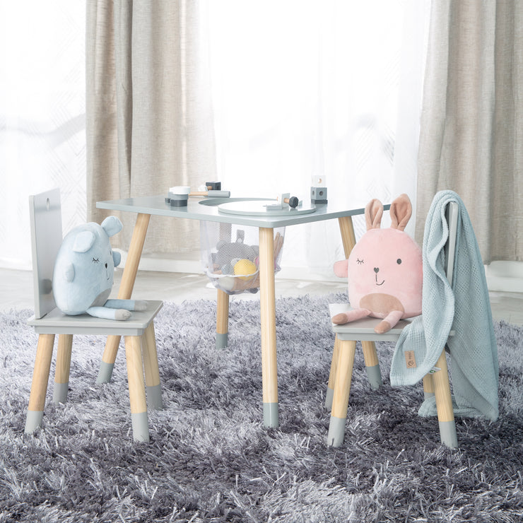 Tavolino e 2 sedie in legno di Peppa Pig per bambini
