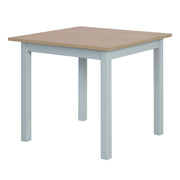 Groupe de sièges pour enfants 'Woody' - 2 chaises et 1 table - Taupe peint - décor en bois
