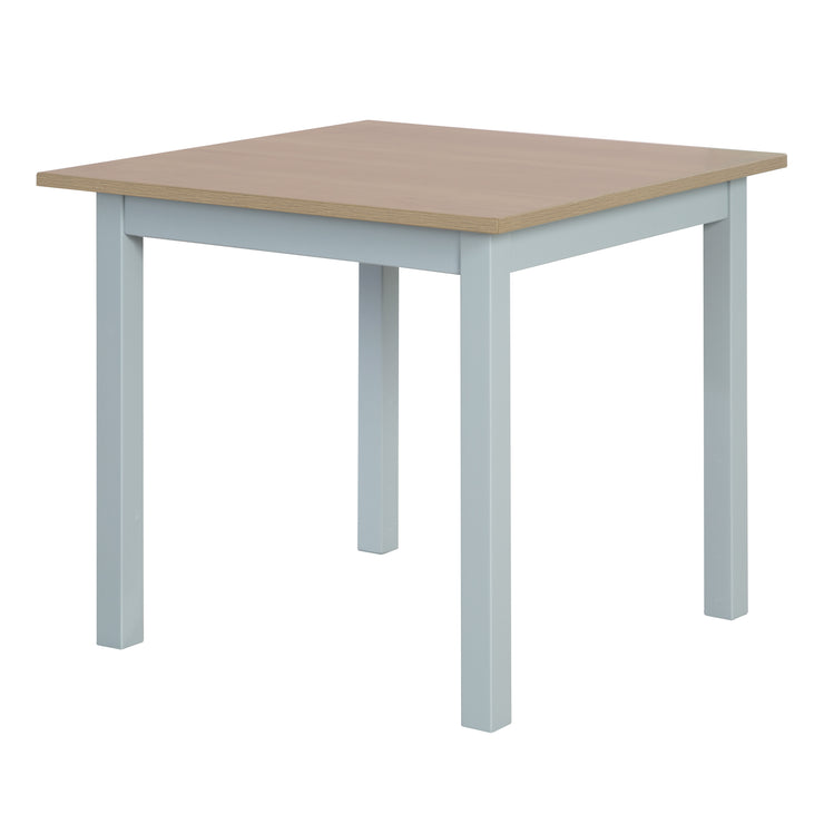 Groupe de sièges pour enfants 'Woody' - 2 chaises et 1 table - Taupe peint - décor en bois