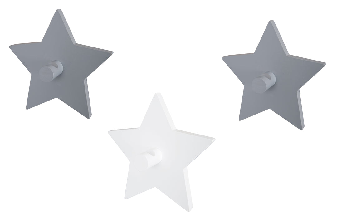 Wandhaken 'Little Stars' mit Sterne Motiv, Wandgarderobe & Deko für Baby- & Kinderzimmer