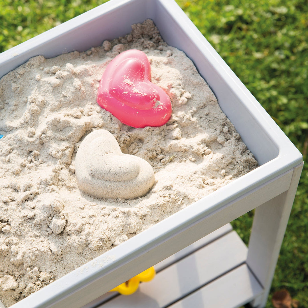 Outdoor+ table de jeu 'Tiny' - Résistant aux intempéries - Table à eau et sable - Gris