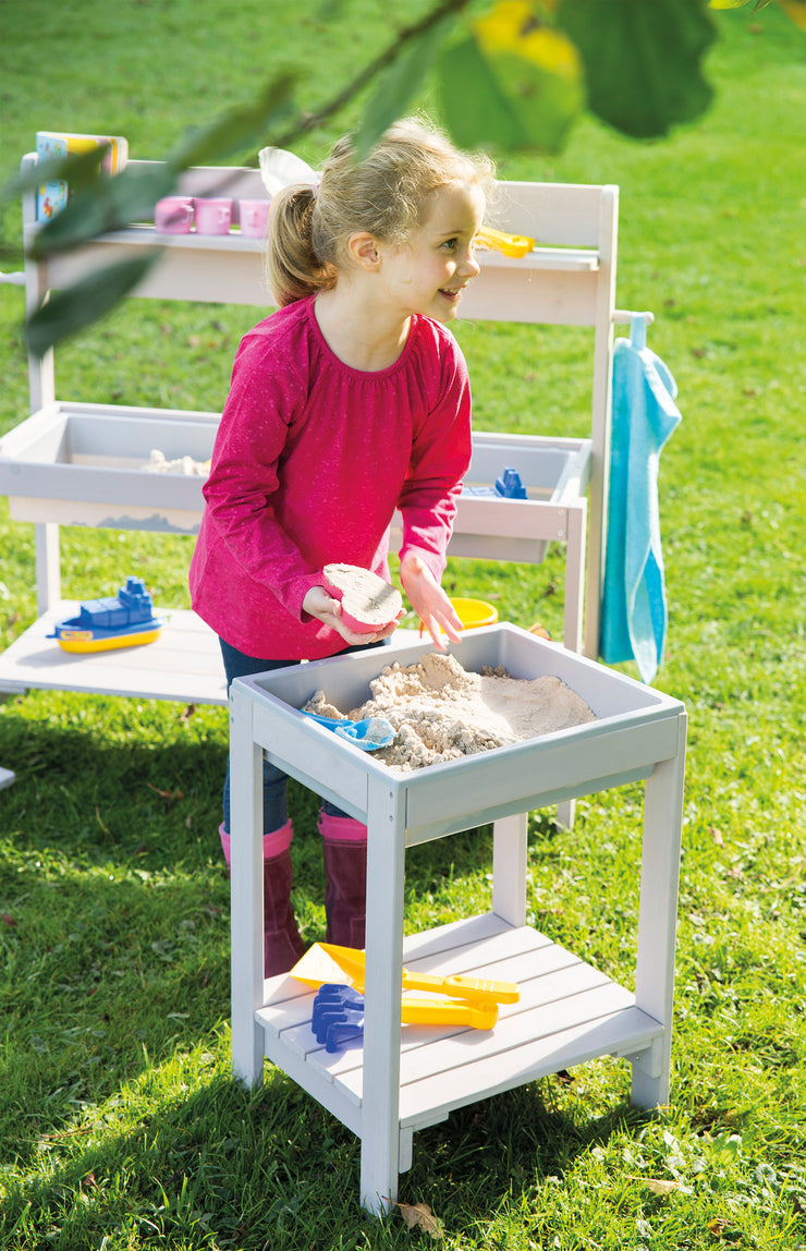 Outdoor + play table \'Tiny\', weatherproof solid wood, sand & mud table –  roba