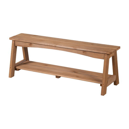 Outdoor Seating Group+ 1 Table, 2 Benches, Parasol & Seat Cushions 'Little Stars' - Teak