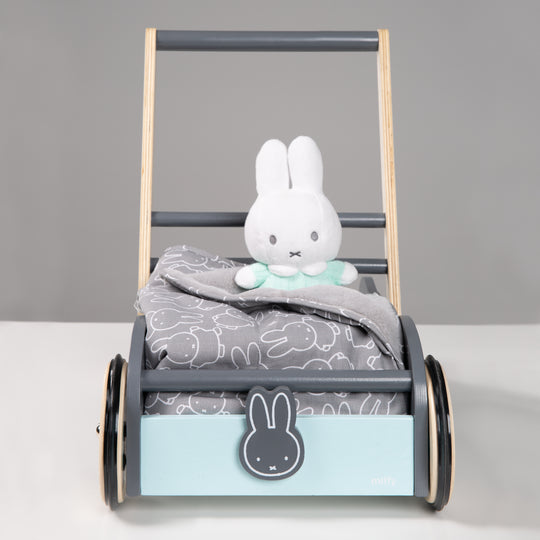 Chariot pour enfant 'miffy®', avec frein, utilisable comme poussette pour poupée