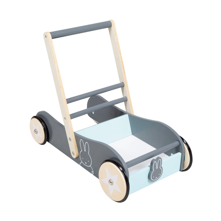 Chariot pour bébé "miffy®", avec frein, utilisable comme poussette pour poupée