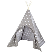 Jouez à la tente «petites étoiles», tampon de sol et sac de transport, wigwam pour la chambre pour enfants et extérieur
