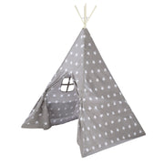 Jouez à la tente «petites étoiles», tampon de sol et sac de transport, wigwam pour la chambre pour enfants et extérieur