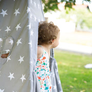 Spielzelt 'Little Stars', Bodenunterlage & Tragetasche, Wigwam für Kinderzimmer & Outdoor