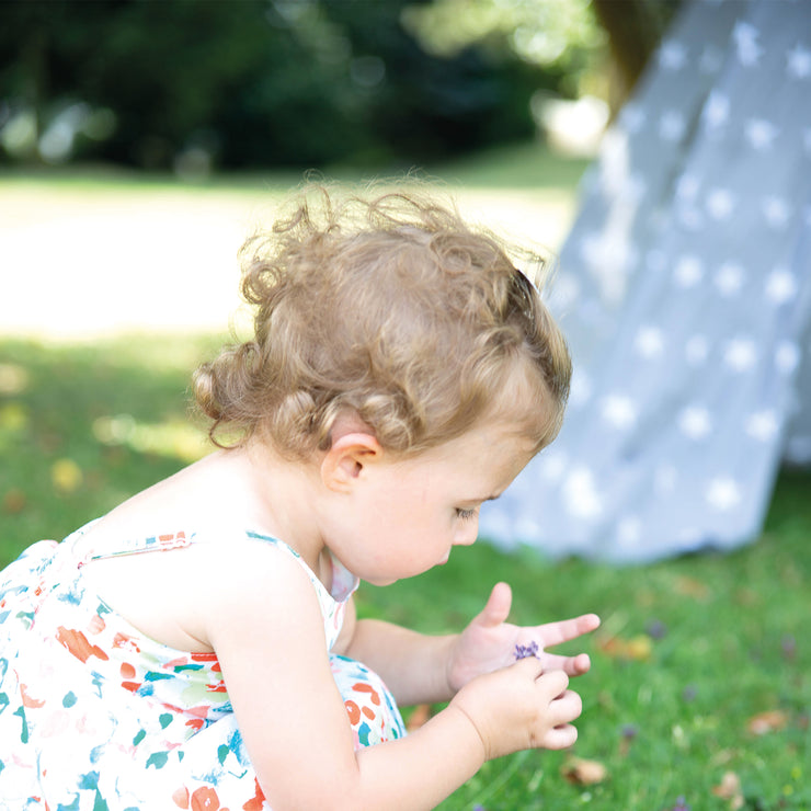 Play tent 'Little Stars', floor mat & carrier bag, wigwam for children's rooms & outdoors