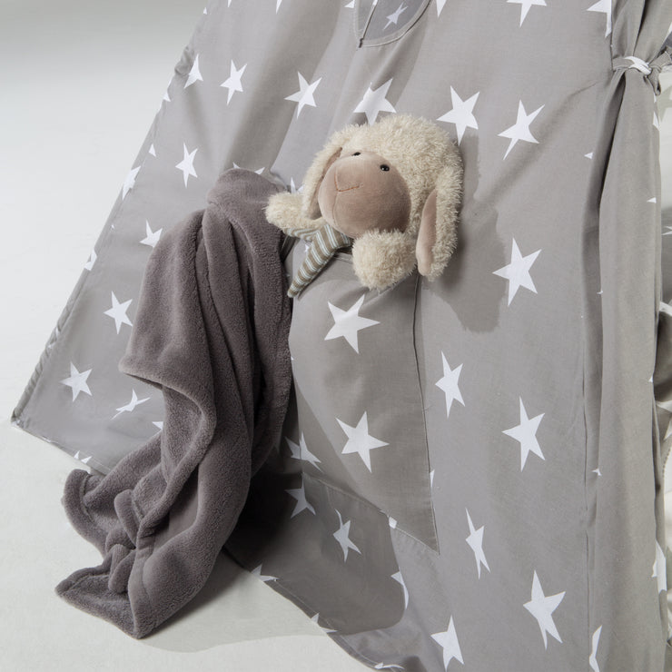 Jouez à la tente «petites étoiles», tampon de sol et sac de transport, wigwam pour la chambre pour enfants et extérieur