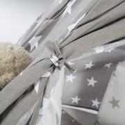 Jouez à la tente «petites étoiles», tampon de sol et sac de transport, wigwam pour la chambre pour enfants et extérieur