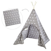 Jouez à la tente «petites étoiles», tampon de sol et sac de transport, wigwam pour la chambre pour enfants et extérieur