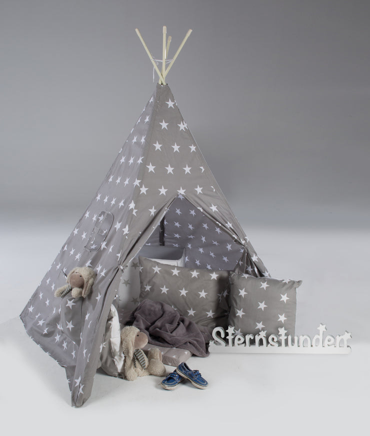 Tente de jeu "Little Stars", incl. sac de transport, wigwam pour chambre d'enfant et l'extérieur