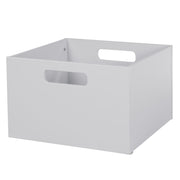 Caja de almacenamiento para habitaciones para niños, espacio de almacenamiento para juguetes, decoración, gris