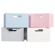 Boîte de rangement pour les chambres pour enfants, espace de stockage pour les jouets, décoration, rose