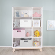 Boîte de rangement pour les chambres pour enfants, espace de stockage pour les jouets, décoration, rose