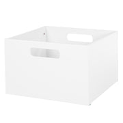 Caja de almacenamiento para habitaciones para niños, espacio de almacenamiento para juguetes, decoración, blanco