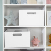 Storage box for children's rooms, storage space for toys, decoration, white