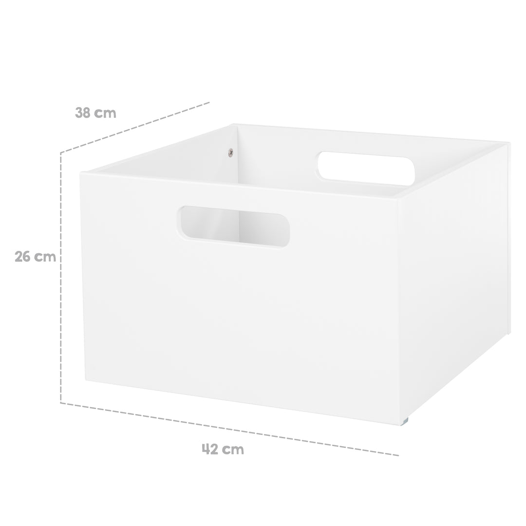 Storage Box for Children's Room, Storage for Toys, Decor, White Painted