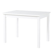 Mesa infantil, mesa blanca para jugar, artesanía y pintura en la sala de los niños, HxWxD: 51 x 66 x 50 cm