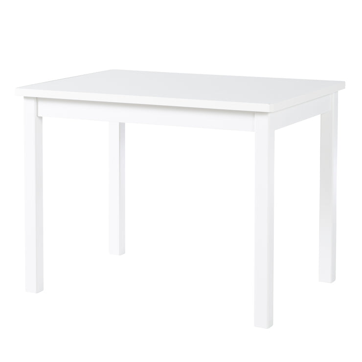Tavolo per bambini, tavolo bianco per giocare, artigianato e pittura nella stanza dei bambini, HxPxP: 51x66x50 cm