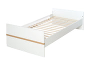 Children's furniture set 'Pia', 3-part, including cot 70 x 140 cm, changing table & wardrobe, white