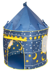 Tenda da gioco, tenda per bambini, "Mond e Sterne", casetta da gioco in tessuto, incl. borsa