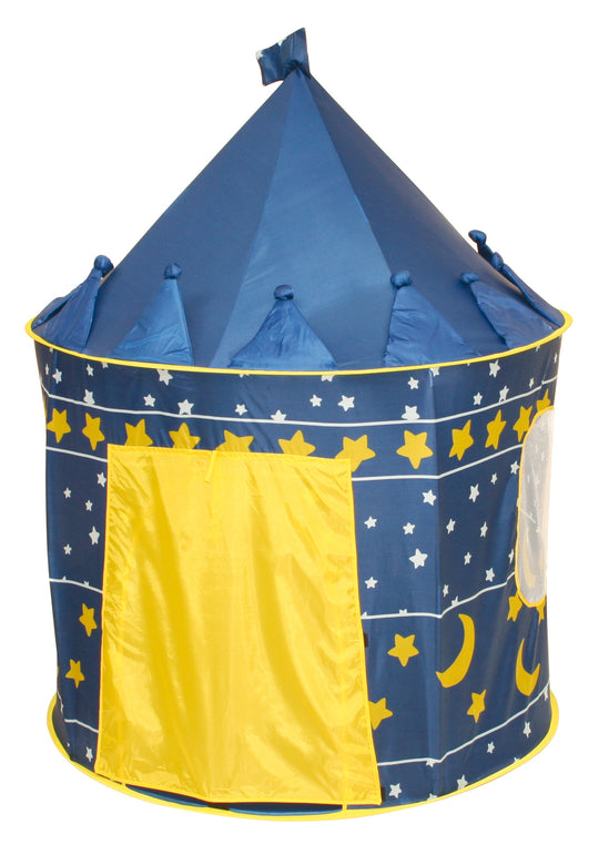 Spiel- & Kinderzelt 'Mond & Sterne', Spielhaus aus Stoff, inkl. Tasche