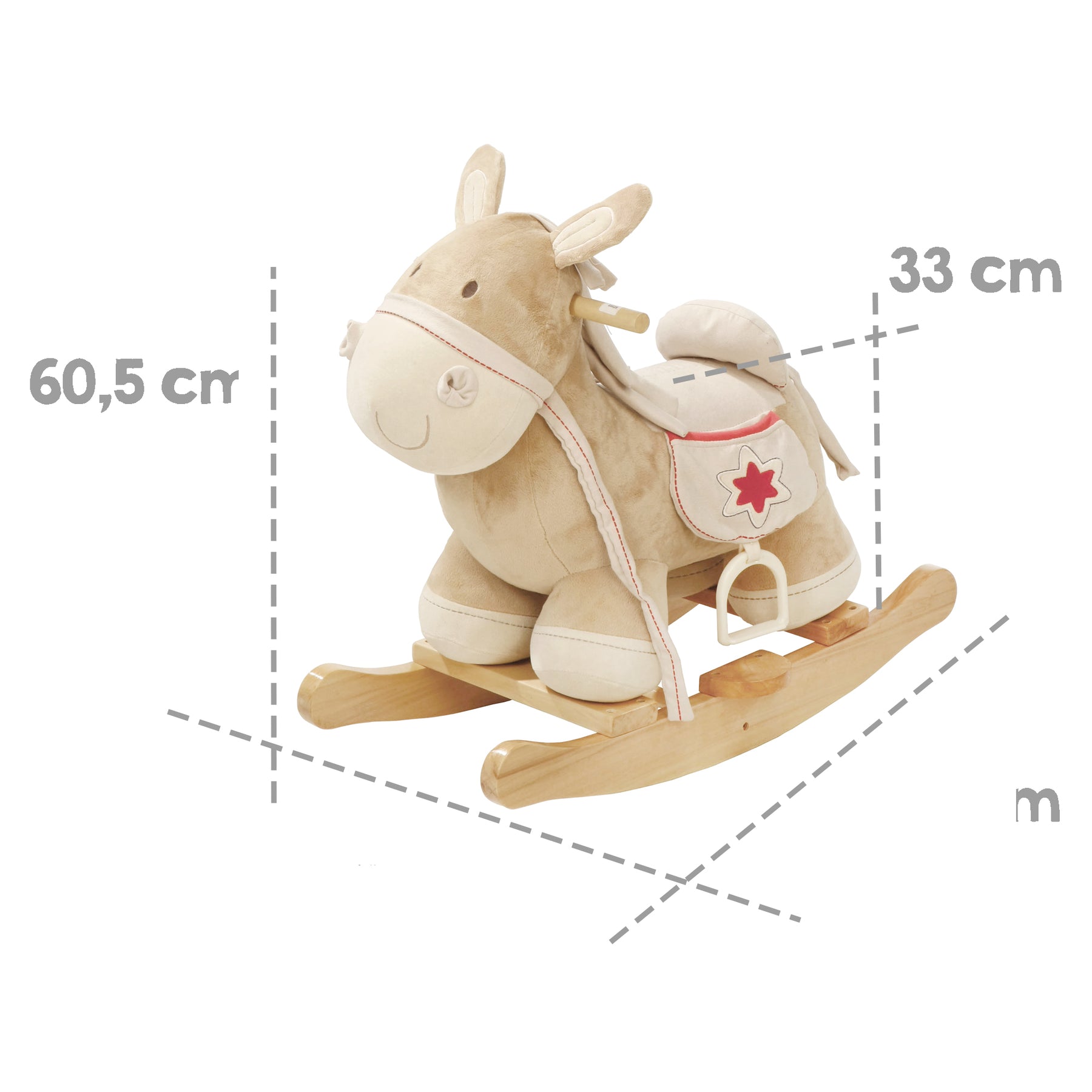 Tryco - Cheval à bascule - Milo Rose - Préscolaire Tryco - Cheval à bascule - Milo Rose - Préscolaire
