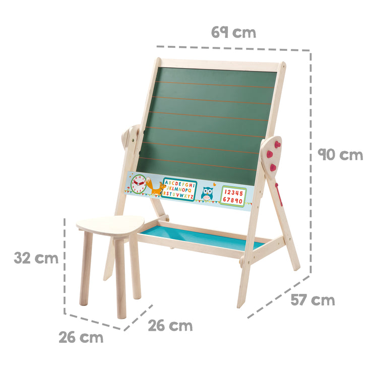 Set tavola e seggiolino per bambini, tavola trasformabile in set da ta –  roba