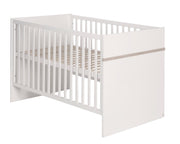 Children's furniture set 'Moritz', 3 pieces, with cot 70 x 140 cm, wrap dresser wide & cabinet, white