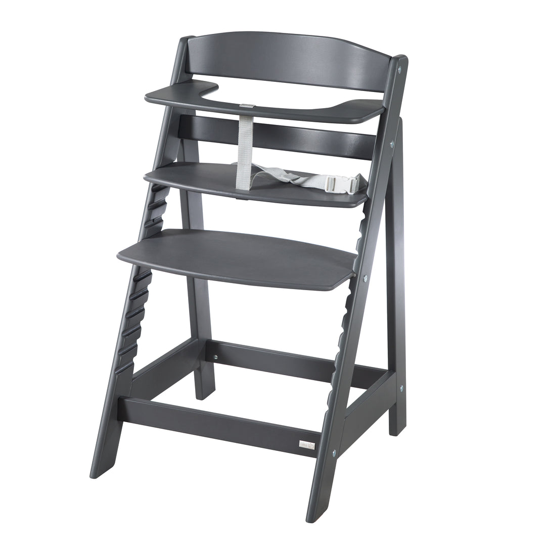 Chaise haute évolutive 'Born Up' Set + Transat 'roba Style' - Dès la naissance - Anthracite