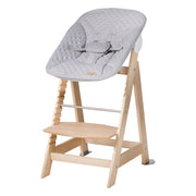 Grow-along high chair 'Born Up', set 2in1, 'roba Style gray', high chair with reclining function, from birth