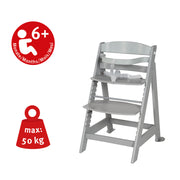 Silla alta de escalera 'Born Up', set 2in1, 'Miffy®', silla alta para bebé con función mentirosa, desde el nacimiento, Taupe