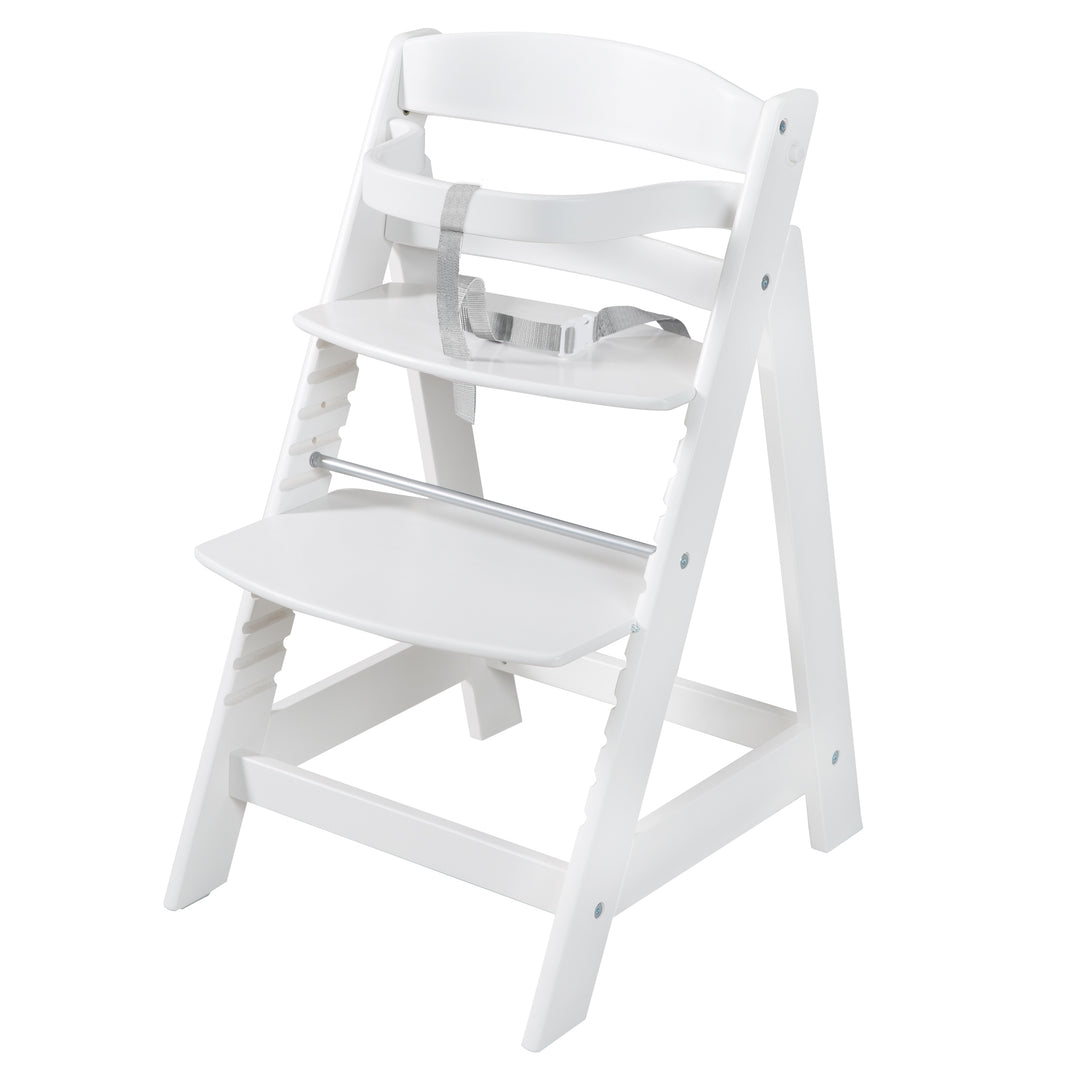 Seggiolone 'Born Up' Set 2in1 in bianco, inclusa la funzione sdraio 'Stone trapuntato'