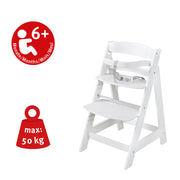 Trona 'Born Up', Set 2in1, 'Little Stars' silla alta con función reclinable, desde el nacimiento, blanco