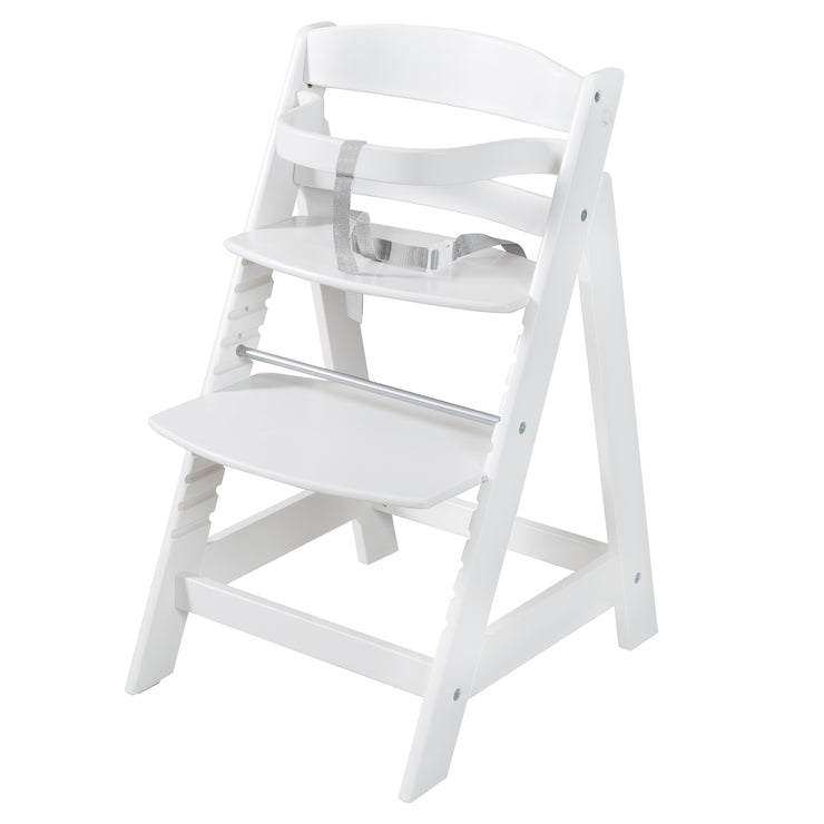 Chaise haute de l'escalier «Born», set 2in1, `` Roba Style Gray », chaise haute avec fonction de mensonge, de la naissance