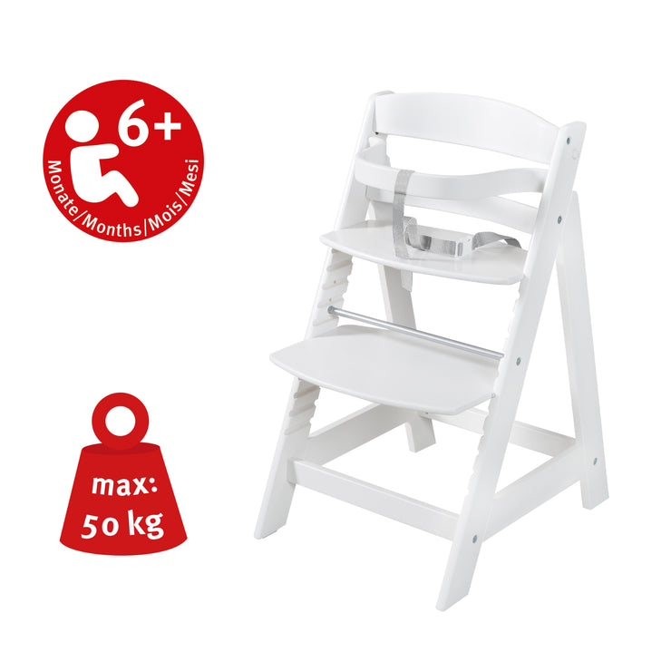 Chaise haute 'Born Up' Set 2 en 1, 'roba Style', avec fonction d'inclinaison, dès la naissance