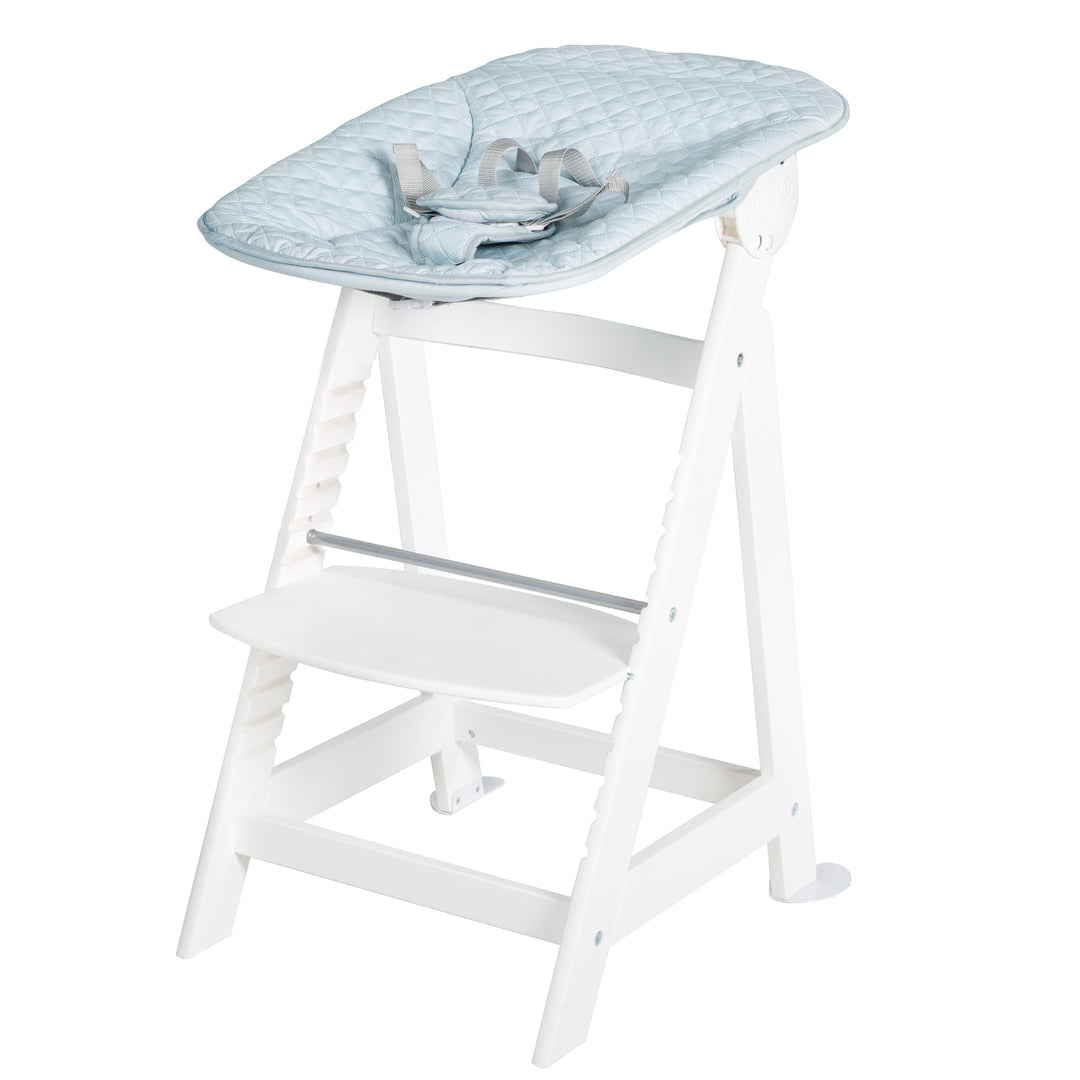 High Chair 'Born Up', 2-in-1 Set, 'Roba Style Light Blue', with Reclining Function, from Birth