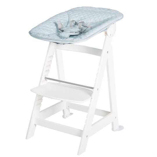 High Chair 'Born Up', 2-in-1 Set, 'Roba Style Light Blue', with Reclining Function, from Birth