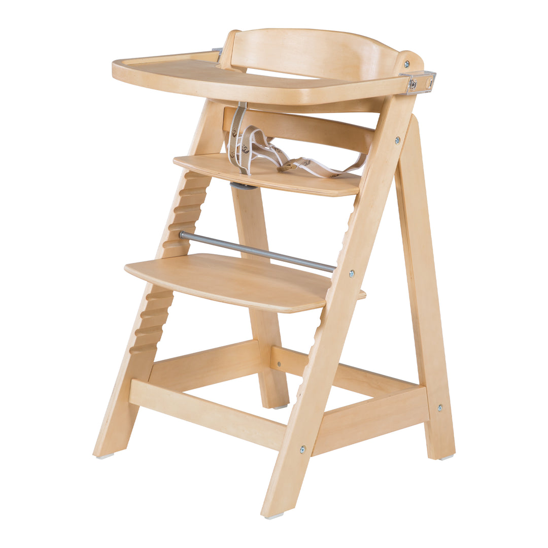 Trona Sit Up FUN + bandeja para comer + cojín de asiento miffy® - Madera natural