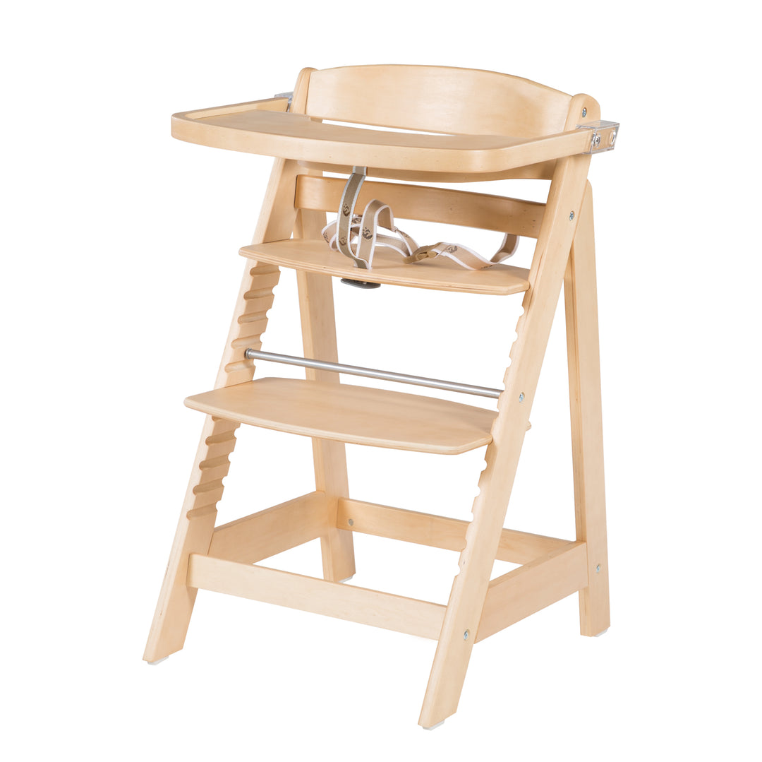 Trona Sit Up FUN + bandeja para comer + cojín de asiento miffy® - Madera natural