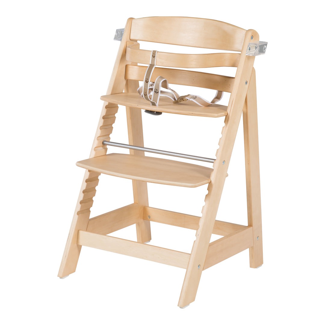 Trona Sit Up FUN + bandeja para comer + cojín de asiento miffy® - Madera natural
