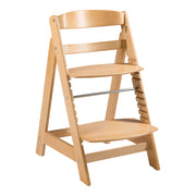 'Sit Up Click' high chair, grows with the child, innovative click fastener, wood, natural color