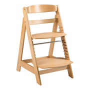 'Sit Up Click' high chair, grows with the child, innovative click fastener, wood, natural color
