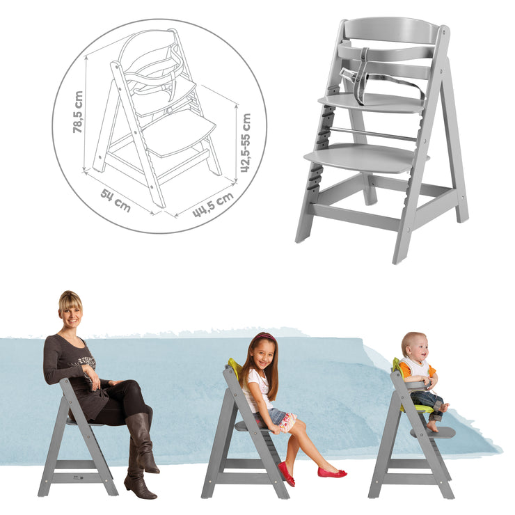 Chaise haute de l'escalier `` cliquez sur clique