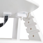 High chair 'Sit Up Click', grows with your child, innovative click fastener, wood, white