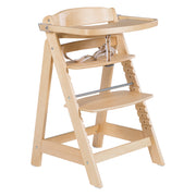 'Sit Up Click & Fun' high chair, dining board and bracket, click fastener, grows with the child, natural