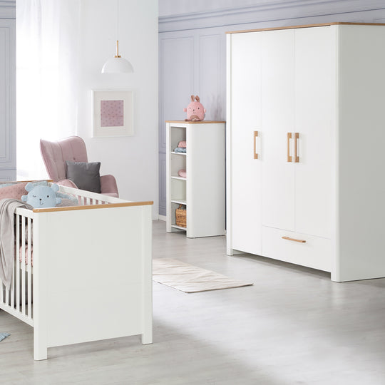Ensemble de meubles 'Ava' 2 pièces, incl. lit combiné 70 x 140 cm & commode à langer profondeur d'armoire