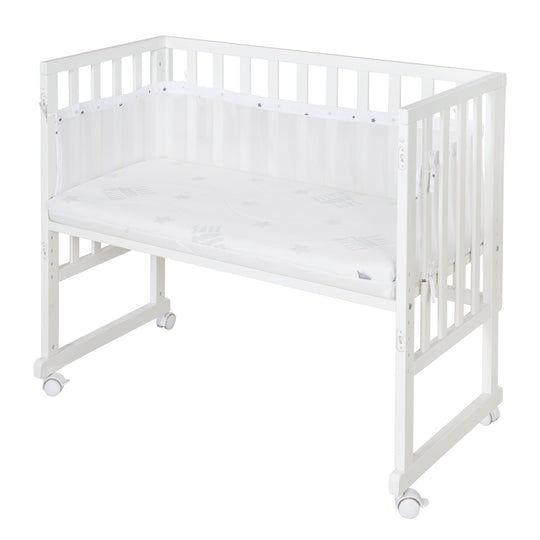 Safe asleep® 3 in 1, Culla co-sleeping - 45 x 90 cm, compresi accessori e barriera in rete